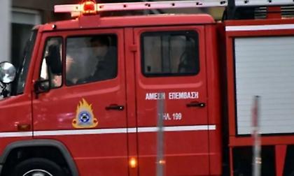 Φωτιά σε αγροτική έκταση στον Μακρύ Γιαλό Λασιθίου Κρήτης