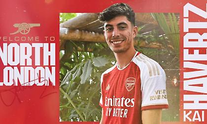 Χάβερτζ για τη μεταγραφή του στην Άρσεναλ: «Έχω έρθει σε έναν σπουδαίο σύλλογο»