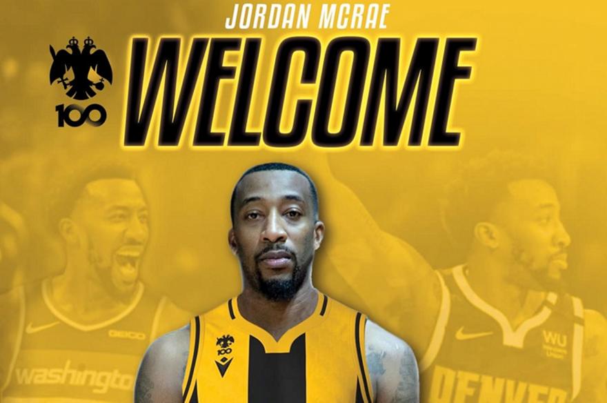 AEK: Jordan McRae – Basketball – Greece announced