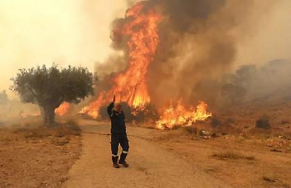 Πώς εξελίσσονται τα μέτωπα σε Δυτική Αττική, Ρόδο και Λακωνία: Η νεότερη ενημέρωση της Πυροσβεστικής