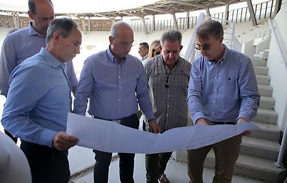 Επίσκεψη του Γιάννη Οικονόμου στο ΟΑΚΑ - Συναντήθηκε με Τεντόγλου, Καραλή και Πομάσκι