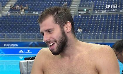 Παπαναστασίου: «Δεν αγχωθήκαμε στο 9-4 - Βρέθηκα σε φάσεις που έπρεπε να τελειώσω εγώ»