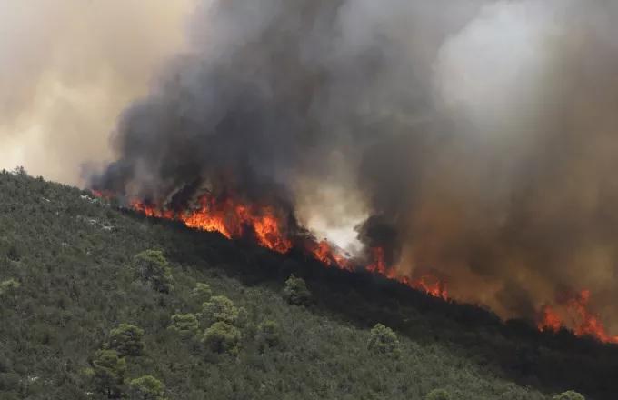 Μάνδρα: Αναζωπύρωση της φωτιάς