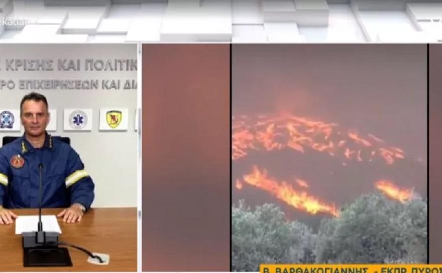 Λακωνία: Αναζωπυρώσεις στην πυρκαγιά