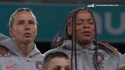 Οι Πορτογαλίδες έκλαψαν στην ανάκρουση του ύμνου στην πρώτη τους συμμετοχή σε Μουντιάλ Γυναικών!