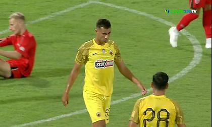 3-0 για την ΑΕΚ με δυνατό και... τυχερό σουτ του Μαχαίρα