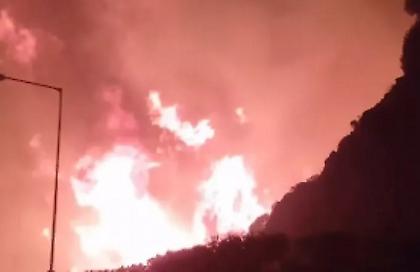 Κυκλοφοριακές ρυθμίσεις λόγω πυρκαγιάς στη Ρόδο