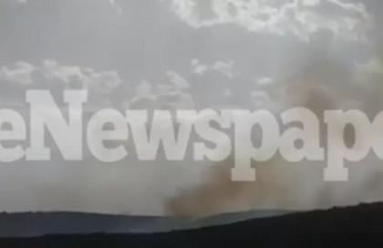 Βόλος: Φωτιά κοντά στο πεδίο βολής του Στρατού - Εκρήξεις από τα βλήματα