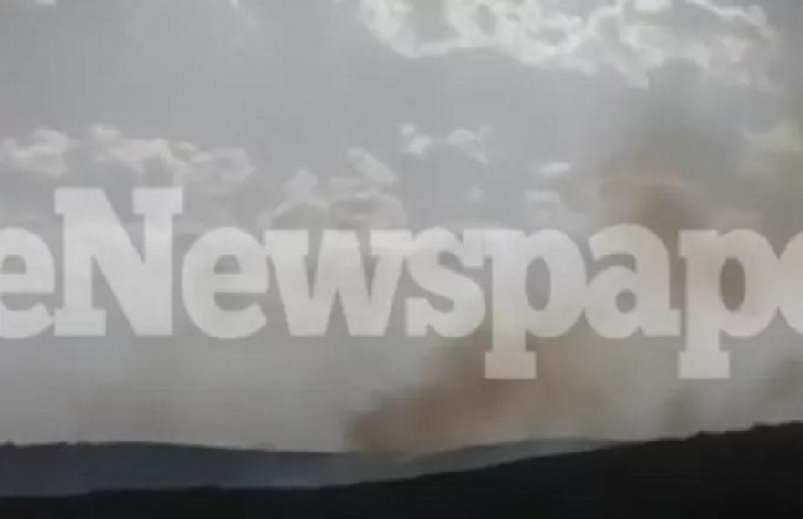 Βόλος: Φωτιά κοντά στο πεδίο βολής του Στρατού