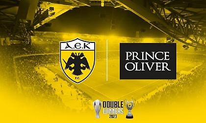 Ανανέωσε τη χορηγική της συνεργασία με την PRINCE OLIVER η ΑΕΚ