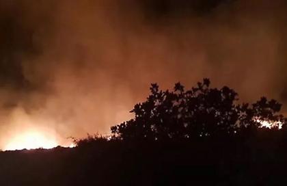 Μεγάλη αναζωπύρωση στην Κάρυστο - Μάχη να κρατηθεί μακριά από το χωριό Πλατανιστός