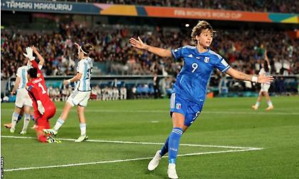 Λύγισε την Αργεντινή στο τέλος η Ιταλία και μπήκε με το δεξί στο Μουντιάλ Γυναικών