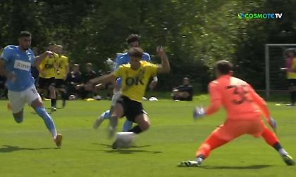 Εκμεταλλεύτηκε το λάθος της άμυνας του ΟΦΗ και έκανε το 3-2 για την Μπρέντα ο Γκάρμπετ