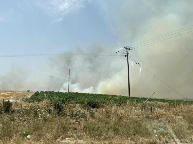 Μαγνησία:Μεγάλη πυρκαγιά σε Βελεστίνο, Σέσκλο, Άγιο Γεώργιο