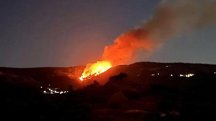 Πυρκαγιά στη Χίο – Μήνυμα από το 112 για δύο περιοχές