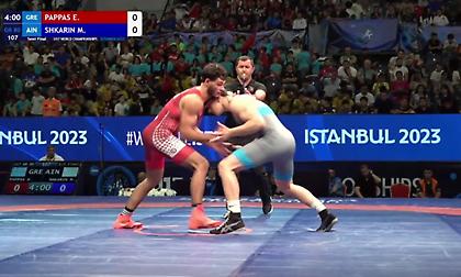 Για το χάλκινο μετάλλιο στο Παγκόσμιο Πρωτάθλημα πάλης U17 ο Παππάς