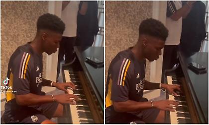 Μεγάλωσε με γαλλικά και πιάνο: Έδειξε τις ικανότητές του ως... πιανίστας ο Τσουαμενί!