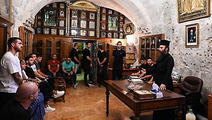 Επίσκεψη στο Nαό της Αναστάσεως από τον ΠΑΟΚ στα Ιεροσόλυμα-Παρών και ο Αναστασιάδης