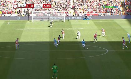 Παραλίγο να βάλει απίθανο γκολ από το κέντρο στον τελικό του Community Shield ο Ρόδρι!