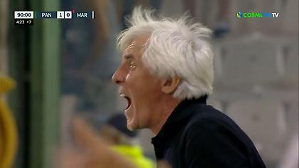 Παθιασμένος στα τελευταία λεπτά του ματς με τη Μαρσέιγ ο Γιοβάνοβιτς