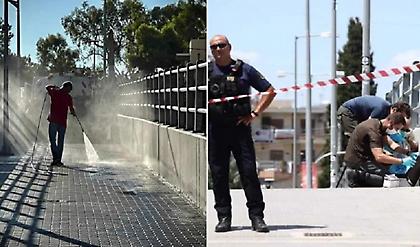 Φιάσκο: Το πρωί έπλεναν τον χώρο του φονικού και το μεσημέρι η Αστυνομία διεξήγαγε έρευνα στο σημείο