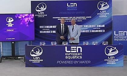 Η κλήρωση των ευρωπαϊκών Κυπέλλων πόλο