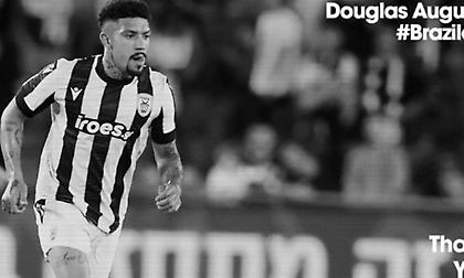 ΠΑΟΚ για Ντόουγκλας Αουγκούστο: «Σε ευχαριστούμε για την προσφορά σου Brazilero»