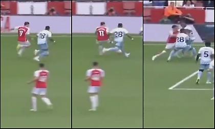 Aδιανότητη ασίστ με «ρουλέτα» από τον Μαρτινέλι στον Ενκέτια για το προβάδισμα της Άρσεναλ!