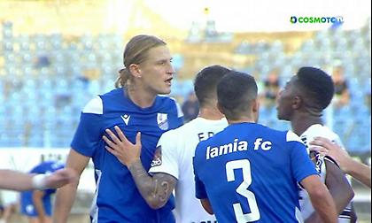 Μεγάλη ένταση μεταξύ Αγκιμπού και Σλίβκα στο φιλικό του Ατρομήτου με τη Λαμία