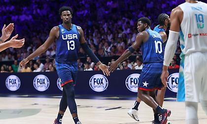 Άνετη «τριαντάρα» για τις ΗΠΑ κόντρα στην Σλοβενία του απόντος Ντόντσιτς