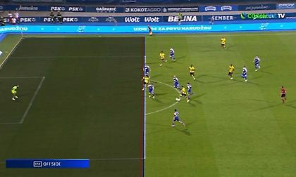 Το γκολ του Πινέδα που δεν μέτρησε για το 1-2 της ΑΕΚ