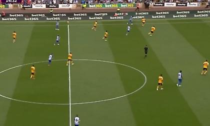 Απίθανο γκολ από τον Μιτόμα: Πέρασε τη μισή Γουλβς και έβαλε μπροστά στο σκορ την Μπράιτον!