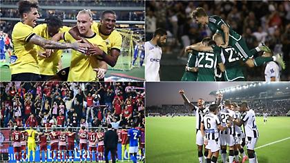 Δεύτερη φορά την τελευταία 15ετία με 4 ελληνικές ομάδες στο… προσκέφαλο που οδηγεί στους ομίλους