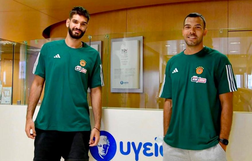 Παναθηναϊκός: Πέρασαν εργομετρικά Σλούκας κα Μαντζούκας