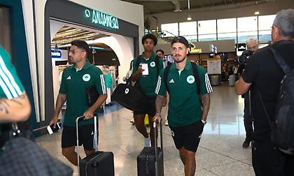 Αναχώρησε για Πορτογαλία η αποστολή του Παναθηναϊκού