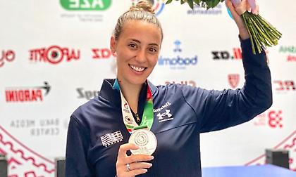 «Ασημένια» στο Παγκόσμιο η Κορακάκη!
