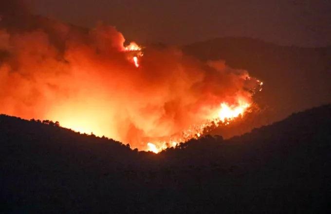 Νύχτα αγωνίας για τα πύρινα μέτωπα στην Ελλάδα