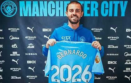 Συνεχίζουν μαζί Μάντσεστερ Σίτι και Μπερνάρντο Σίλβα μέχρι το 2026!