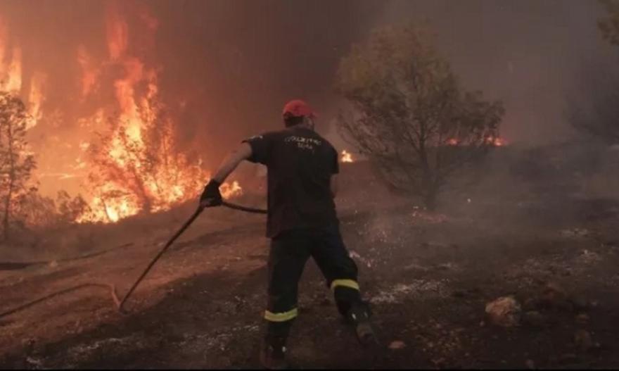 Πυρκαγιά στον Γαλατά Ναυπακτίας