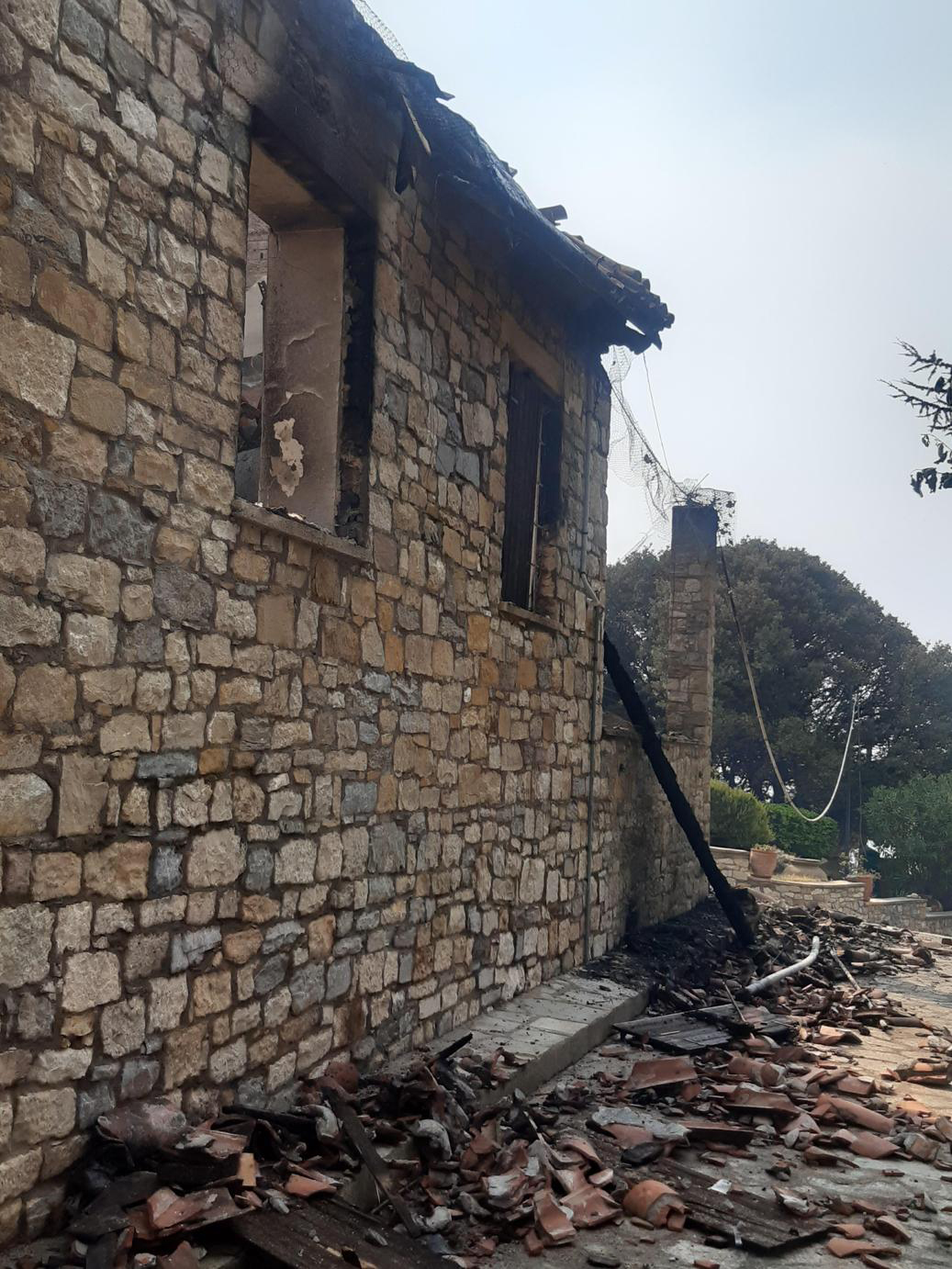 Βοιωτία: Πυρκαγιά απείλησε τη Μονή του Οσίου Λουκά