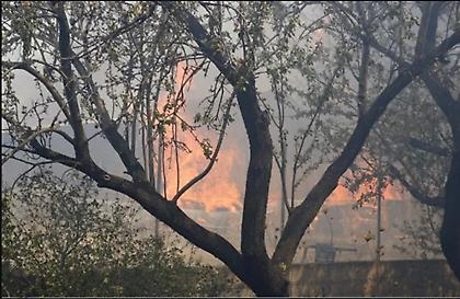 Φωτιά στον Λαγκαδά Θεσσαλονίκης