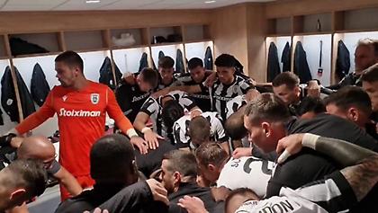 Η ηγετική ομιλία Βιεϊρίνια-Σβαμπ πριν τον αγώνα με τη Χαρτς και η αφιέρωση στη Βιβή Αναστασιάδη