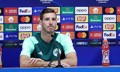 Πέρεθ: «Πρόκληση για όλους το ματς με Μπράγκα - Θα είναι αγώνας που θα κρατήσει πολύ»