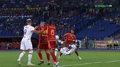 Απίθανη γκολάρα του Λεάο σε… εμβρυακή στάση!