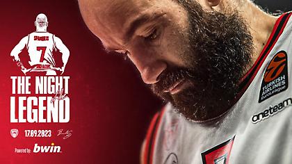 bwin, Μέγας Χορηγός στη βραδιά ενός θρύλου, του Βασίλη Σπανούλη!