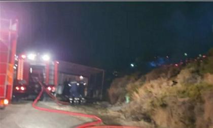 Φωτιά από κεραυνό στο Φαληράκι Ρόδου