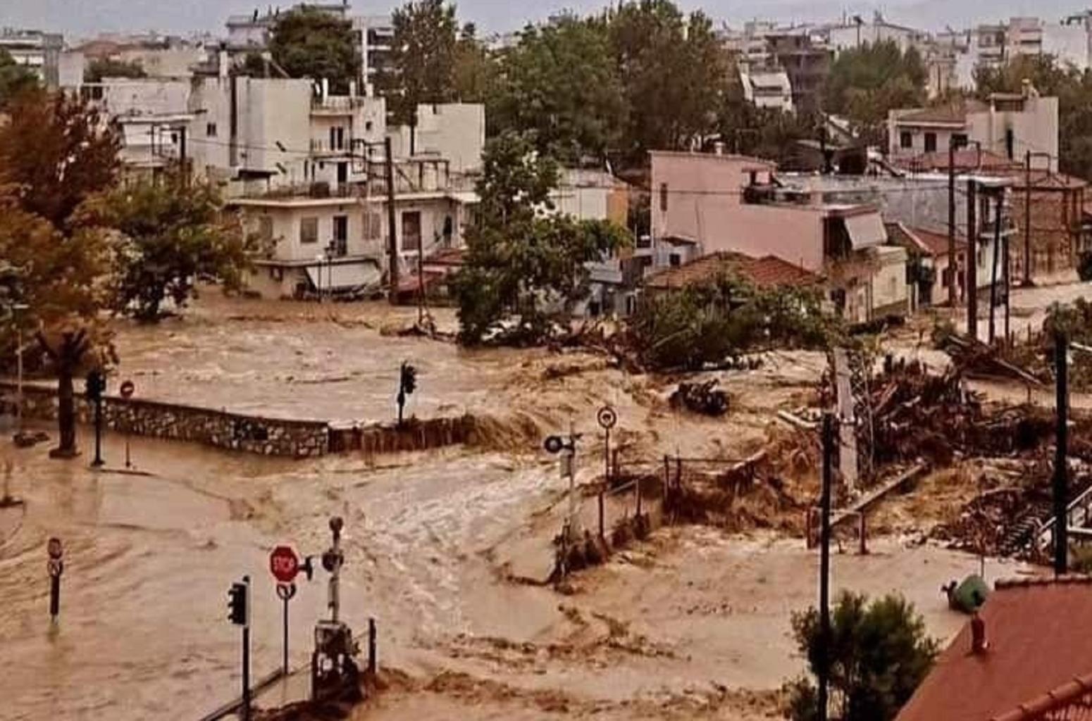 Κακοκαιρία «Daniel»: Εικόνες καταστροφής Μαγνησία, Σποράδες