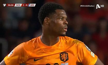 Φοβερό σουτ του Ντάμφρις, στο δοκάρι η μπάλα