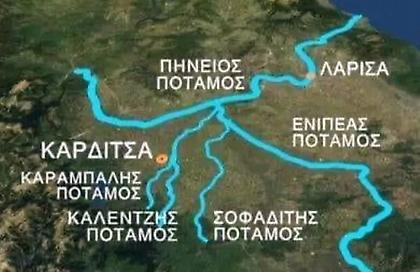 Πώς η υπερχείληση 5 ποταμών από την κακοκαιρία Daniel αλλαξε τον χάρτη της Θεσσαλίας