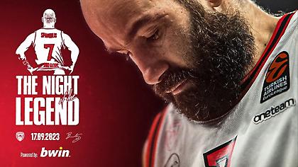 Ολυμπιακός: Αλλαγή ώρας στη βραδιά του Σπανούλη